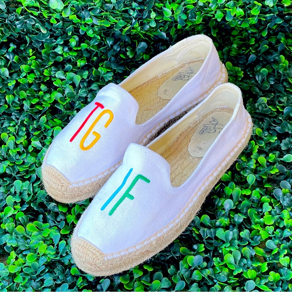 Soludos x Ash Kahn Platform TGFI Smoking Slipper SZ 8.5